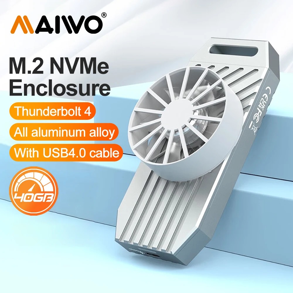 Usb4 40Gbps External Ssd 8Tb - MAIWO-carcasa de SSD M.2, carcasa externa