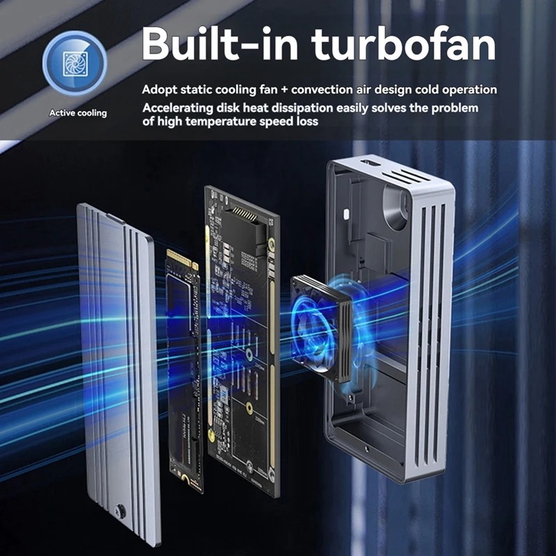 Caja USB4 40Gbps M.2 NVMe SSD  - Thunderbolt 4 External Ssd 4Tb reseña y precio