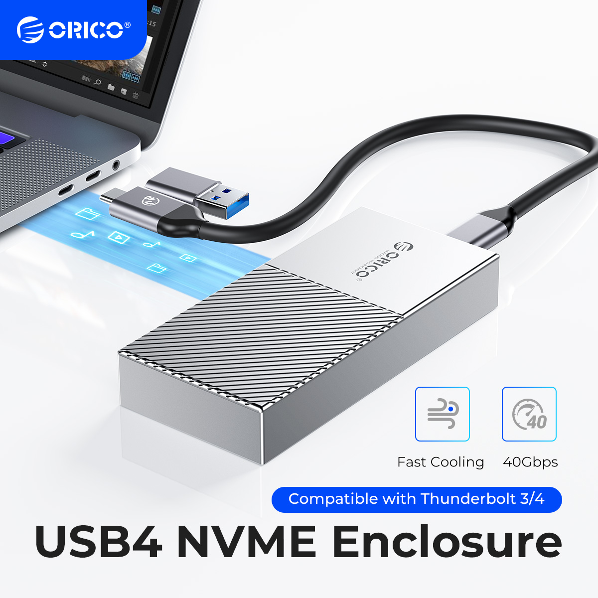 ORICO USB4 NVMe SSD Carcasa 40 - Thunderbolt 4 External Ssd 4Tb reseña y precio