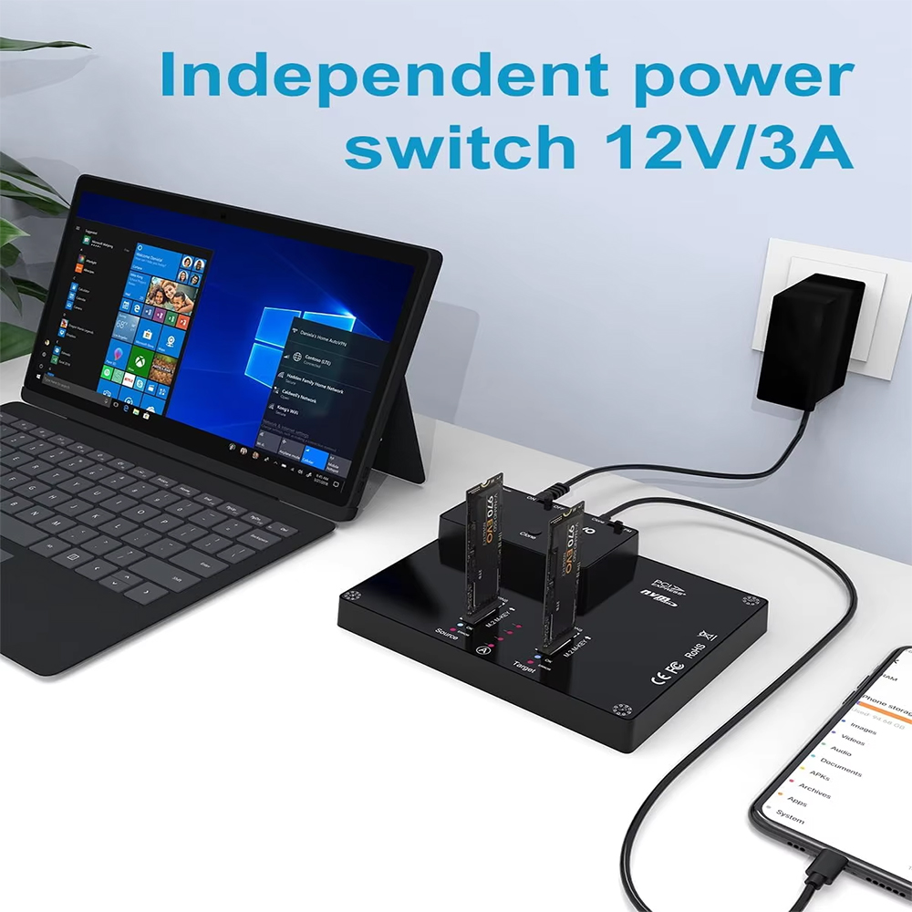 Estación de acoplamiento MAIWO - 8Tb M2 Nvme Ssd reseña y precio